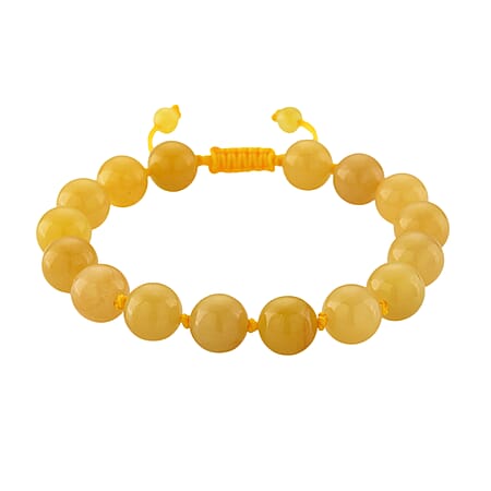 Honey Jade Stone Bracelet (Size 6 - 9.5 Adjustable) 170.00 Ct.