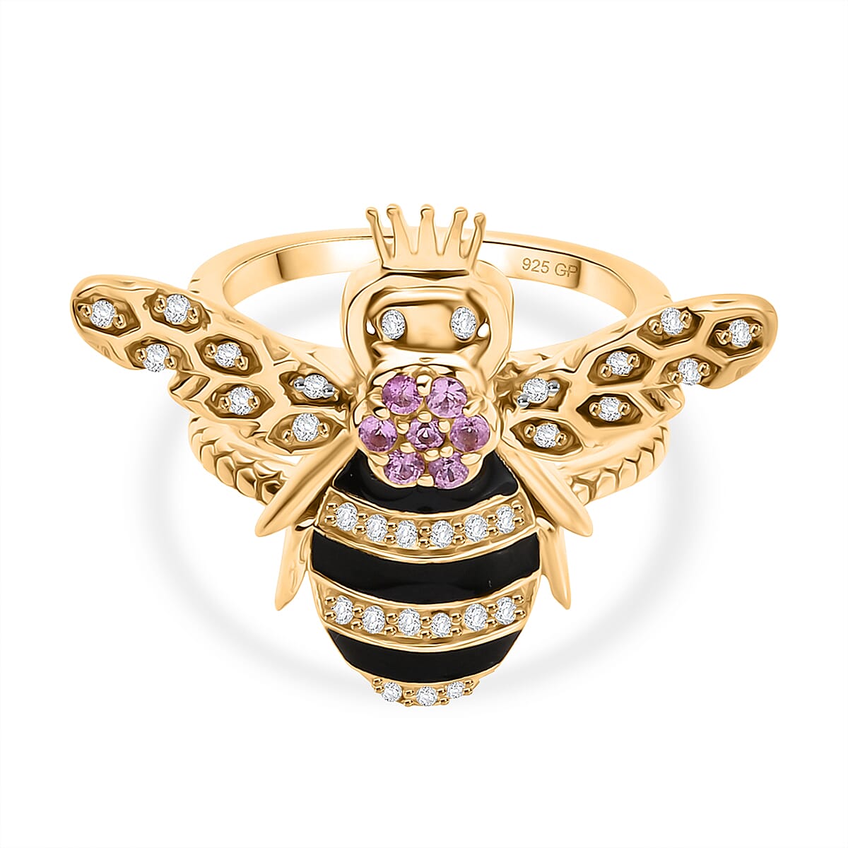 GP Italian Garden Collection - Pink Sapphire & Multi Gemstones Crown on ...