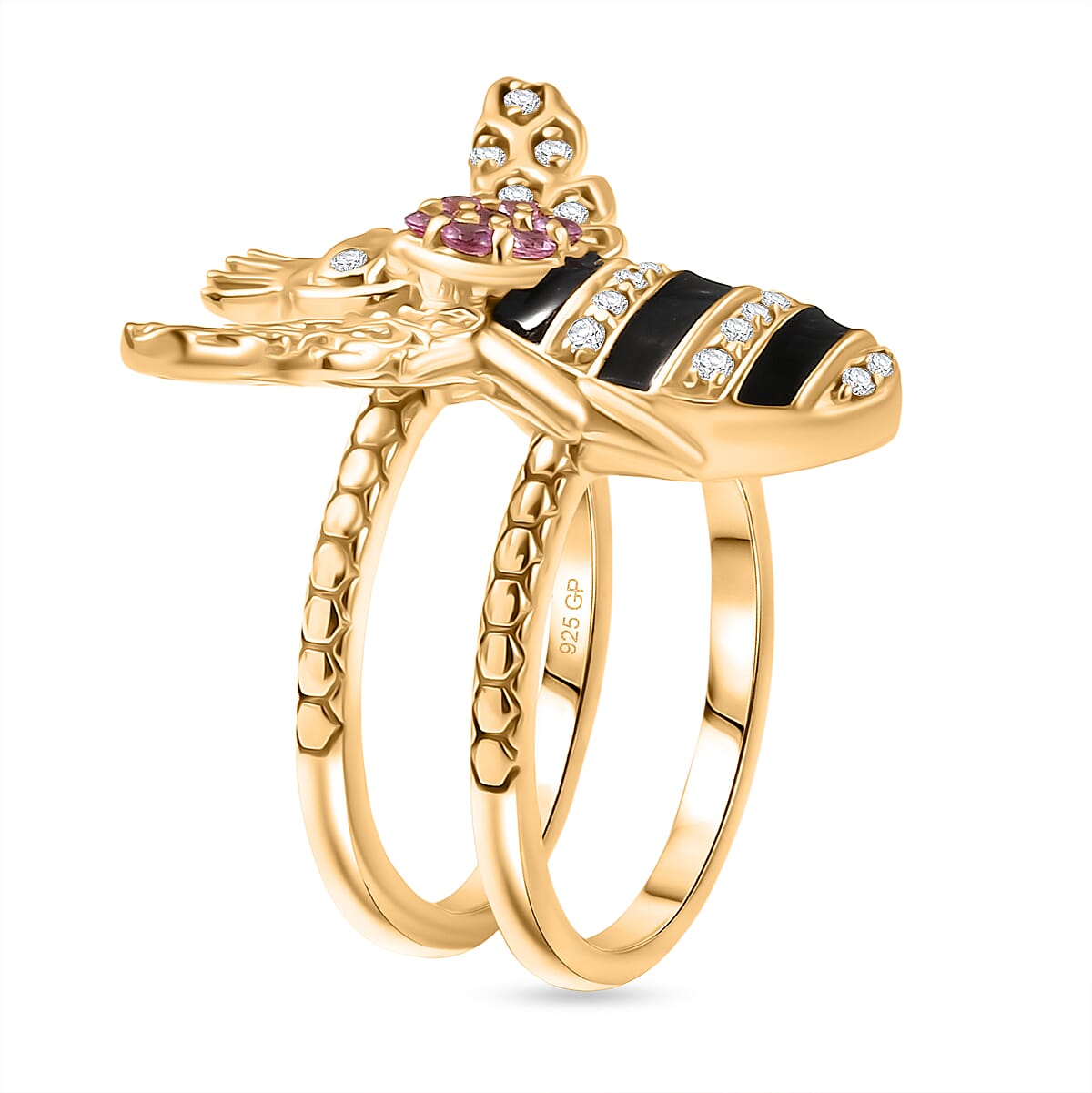 GP Italian Garden Collection - Pink Sapphire & Multi Gemstones Crown on ...