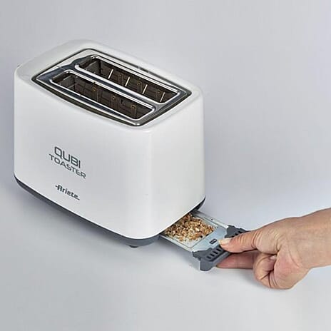ARIETE Qubi Toaster (Size 21x24 cm) - White