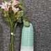 BRAND NEW LAUNCH - Two-Tone Vase with Artificial Flowers - Mint - White