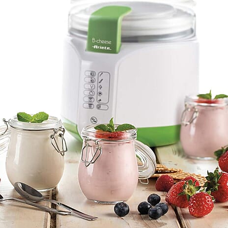 ARIETE 615B-Cheese and Yogurt Maker (500W) - From ricotta to mozzarella, from stracchino to fresh cheese, from Greek yoghurt, quick cheese and many other delicious food products