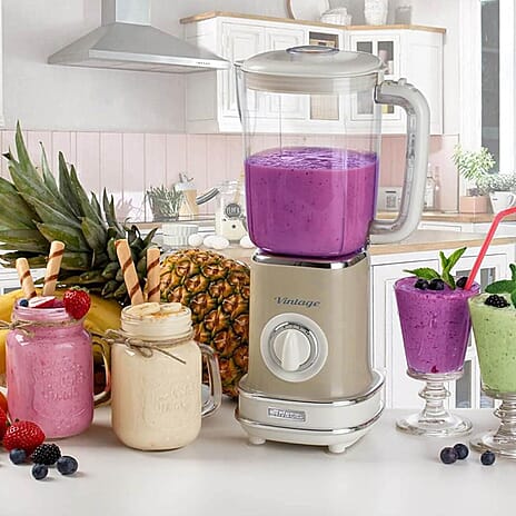 ARIETE Vintage 1.5L Blender With 2 Speed - Pulse Function (500w) - Beige