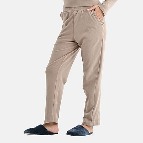 - Maisi Casual Trouser (Size M) - Light Brown