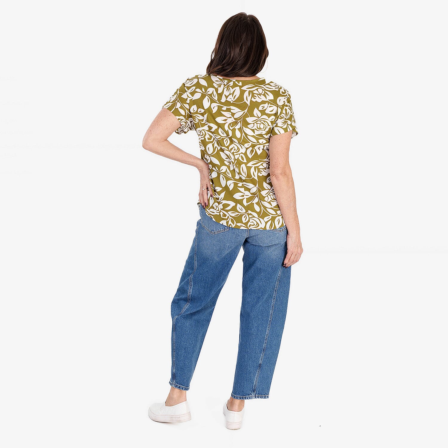 & Maisi Printed Casual Top