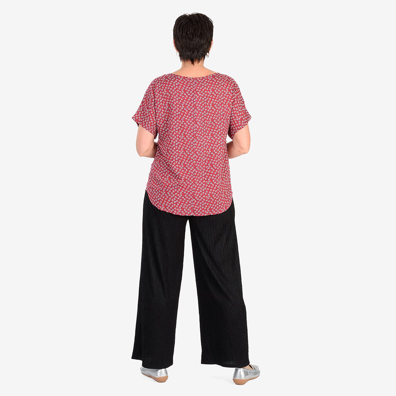 & Maisi Printed Casual Top