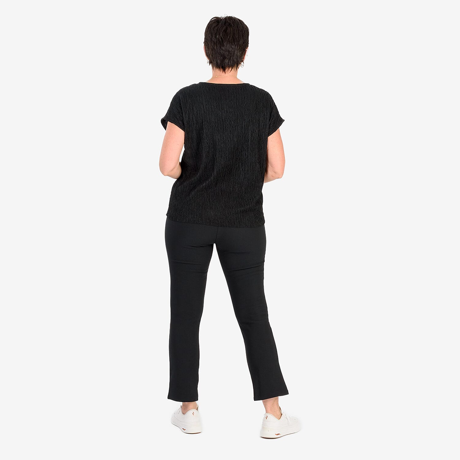 & Maisi Textured Buttoned Vest Top