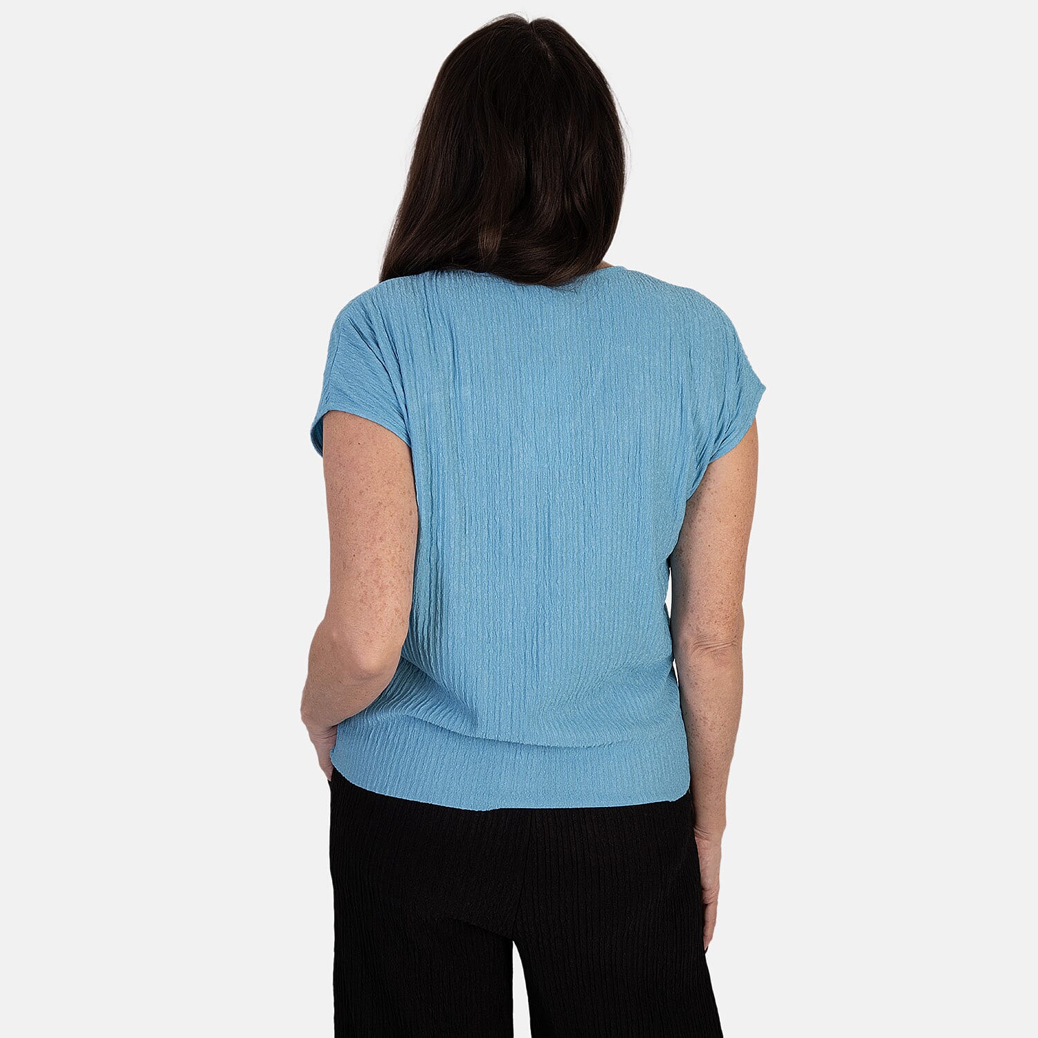 & Maisi Textured Buttoned Vest Top