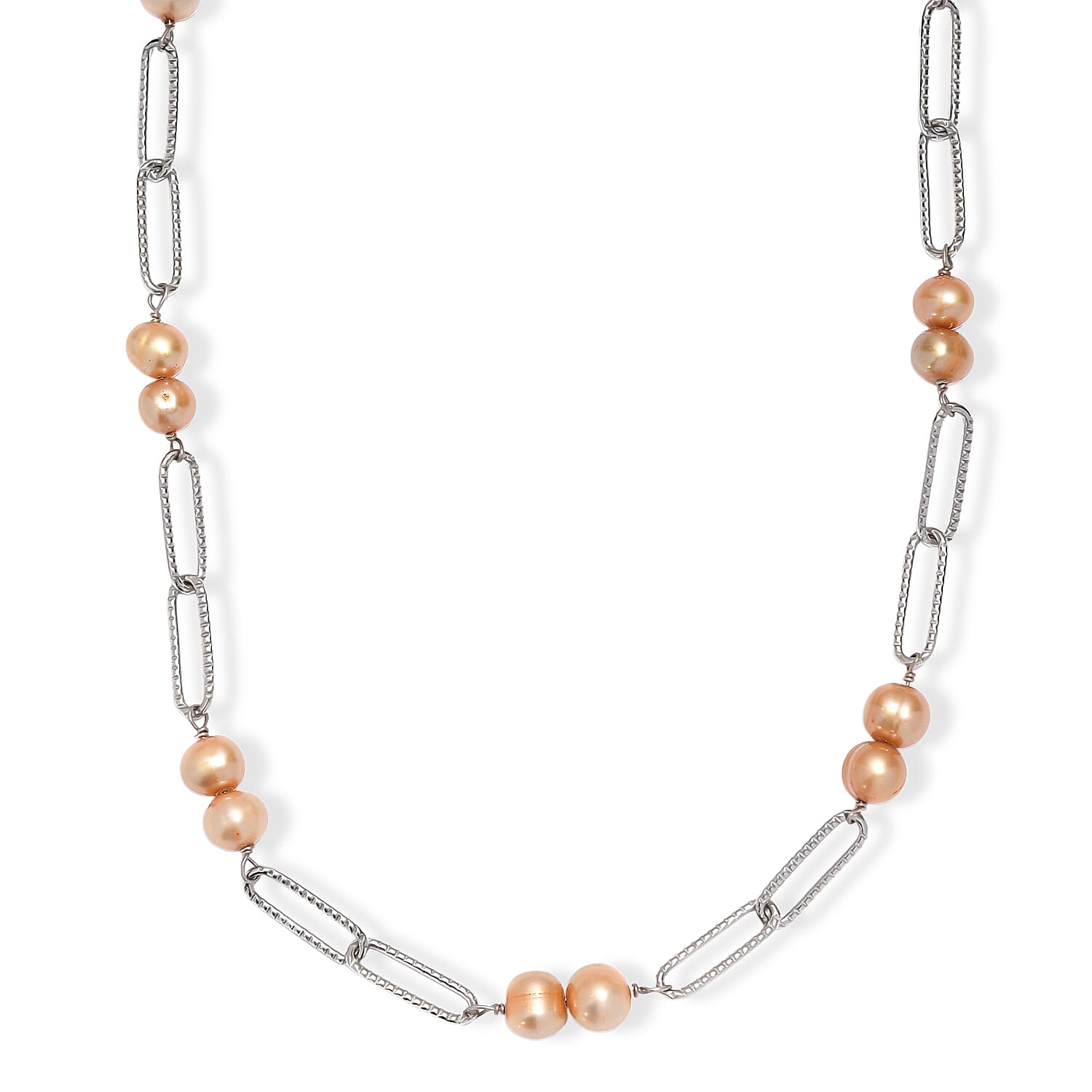 Golden Pearl Necklace (Size 20) with Lobster Clasp 18.00 Ct.