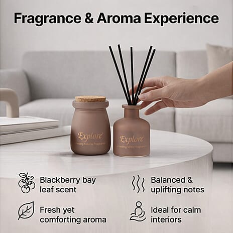 Candle Set (Size - One Size) - Light Coffee