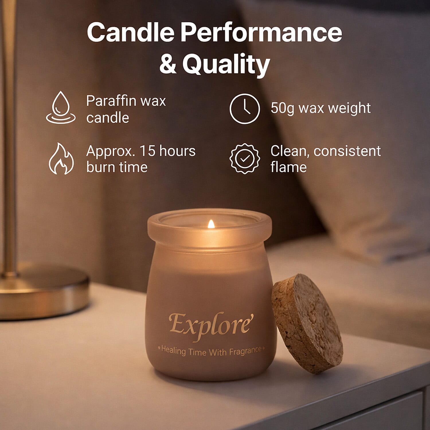 Black Berry - Bay Leaf Scented Jar Candle (50g) - Reed Diffuser (50ml) - Light Coffee