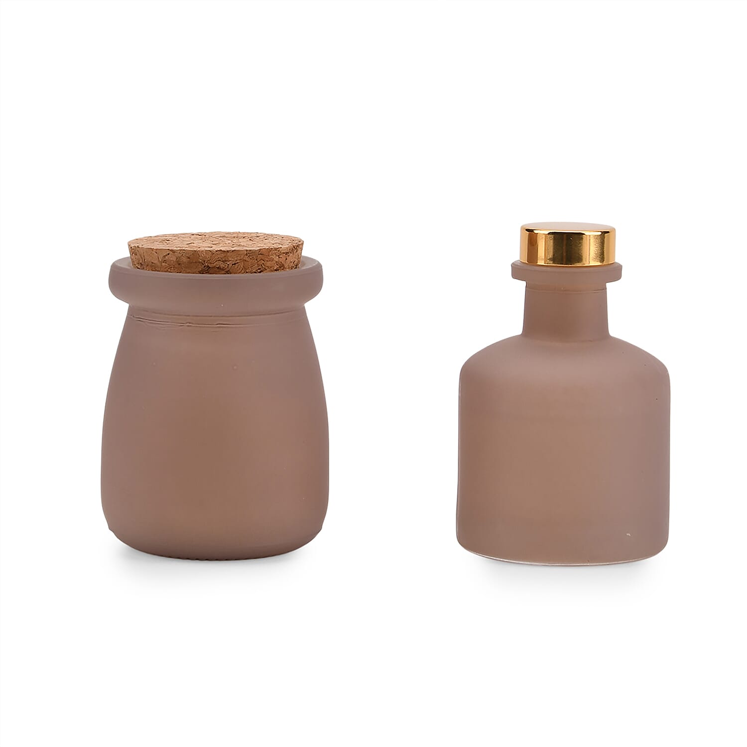 Black Berry - Bay Leaf Scented Jar Candle (50g) - Reed Diffuser (50ml) - Light Coffee