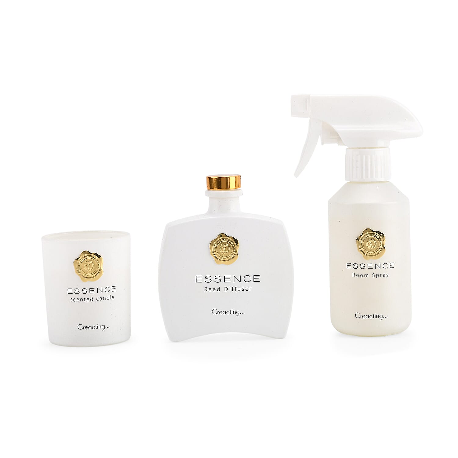 Tropical Fruit Scented Home Fragrance Set - Jar Candle (100g), Incense - Incense Spray (100ml)