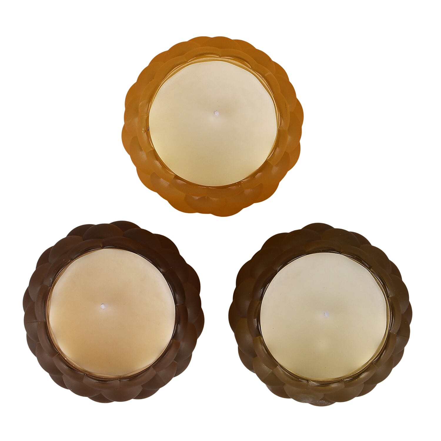 French Coffee & Cream Vanilla Scented Candle (64g) - Multicolour