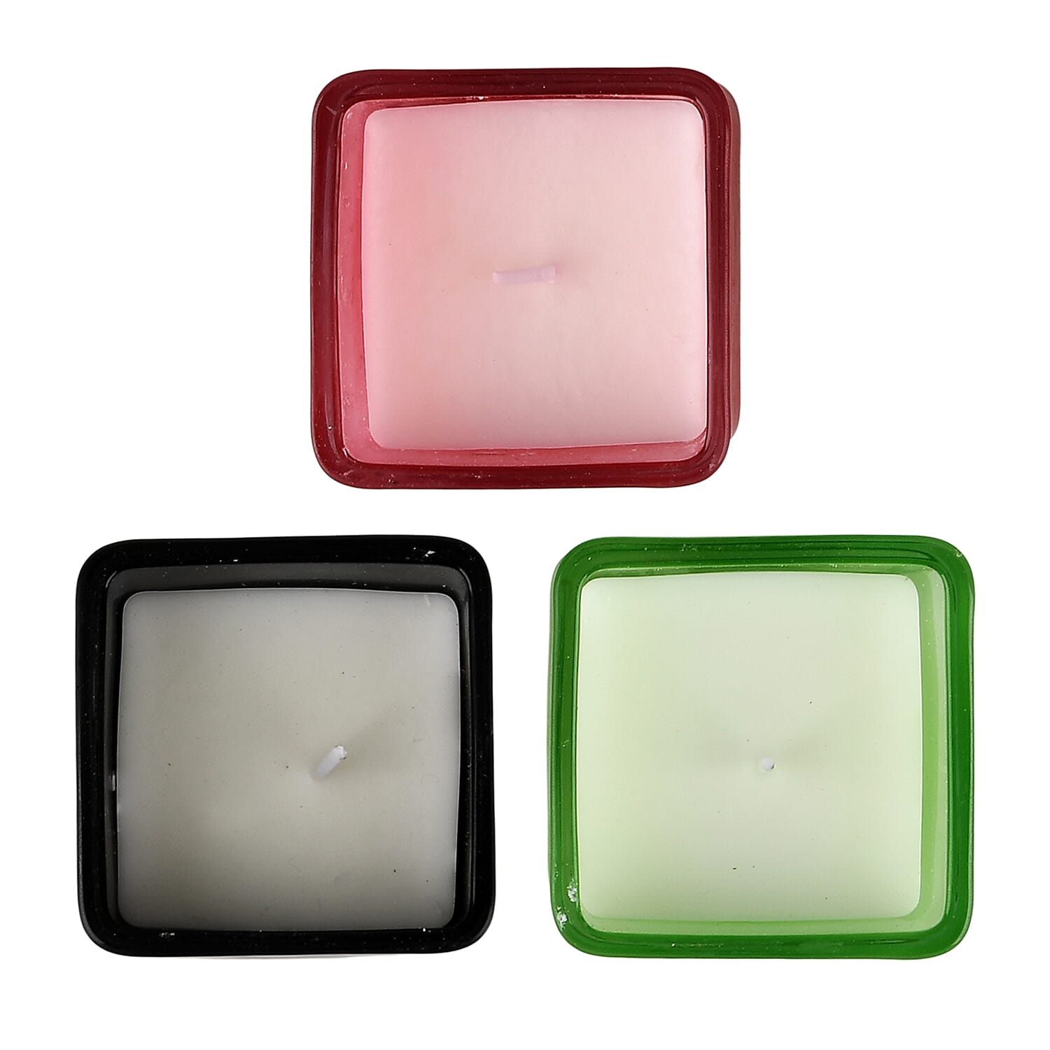 Bliss & Beyond Luxury Scented Candles - Coconut Vanilla, Mint, Strawberry (85g Each)