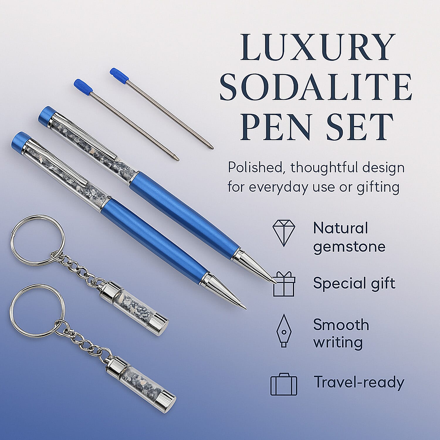 LIVMORE Pen and Pencil (Size - One Size) - Blue