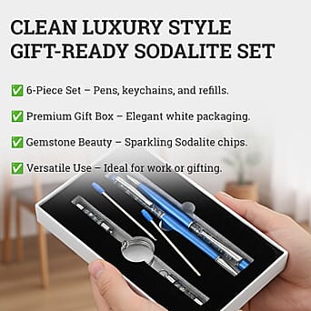 https://tjcuk.sirv.com/Products/82/5/8256411/LIVMORE-Luxury-Set-of-2-Sodalite-Filled-Pens-With-Refills-and-2-Sodali_8256411_1.jpg?w=342&h=342