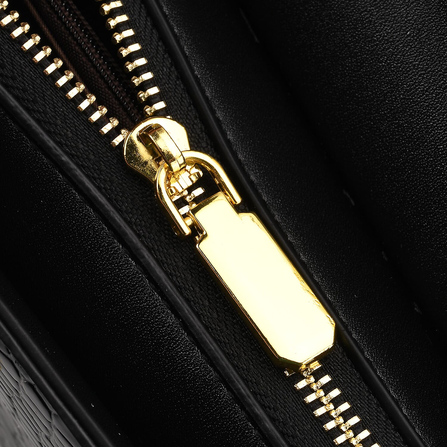 Snake Print Two-Tone Wallet Crossbody Bag with Chain Strap - Multicolour