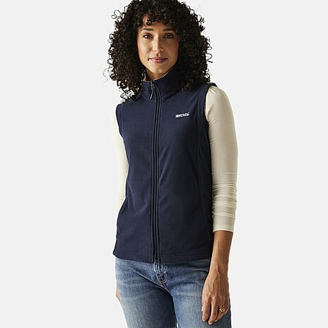 Regatta Womens Soft Fleece Gilet (Size 12) - Navy