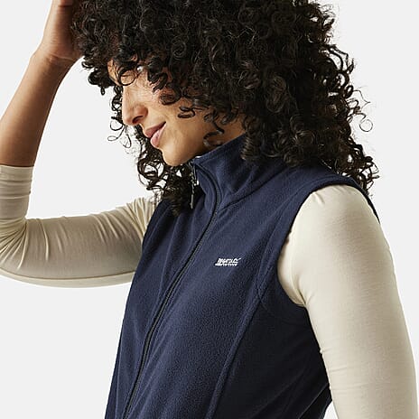 Regatta Womens Soft Fleece Gilet (Size 12) - Navy