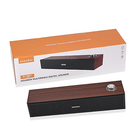 Bliss - Beyond E-3513 Brown Bluetooth 5.4 Soundbar - 6W Dual Channel, USB 5V Powered (370 mm) - Brown