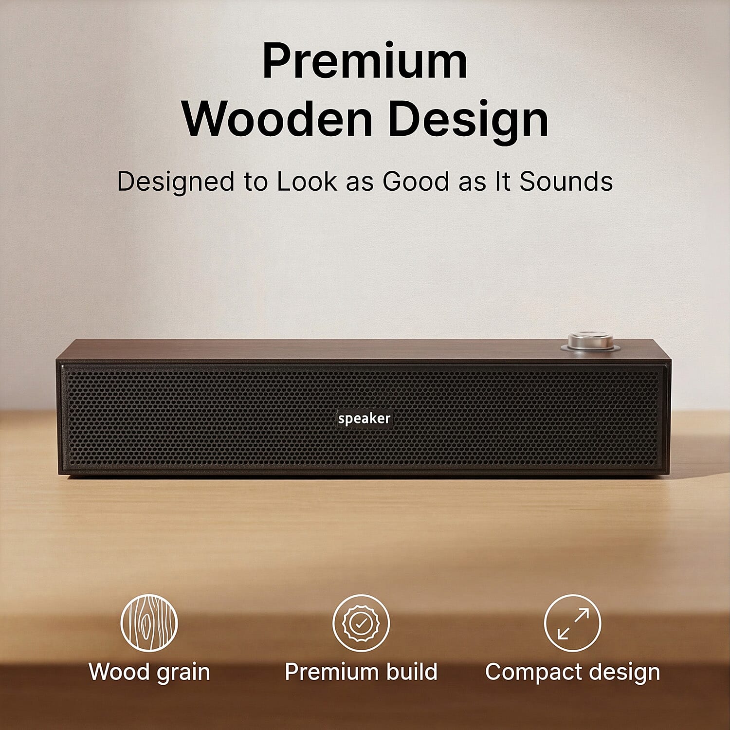 Bliss-Beyond-E-3513-Brown-Bluetooth-5-4-Soundbar-6W-Dual-Channel-USB-5