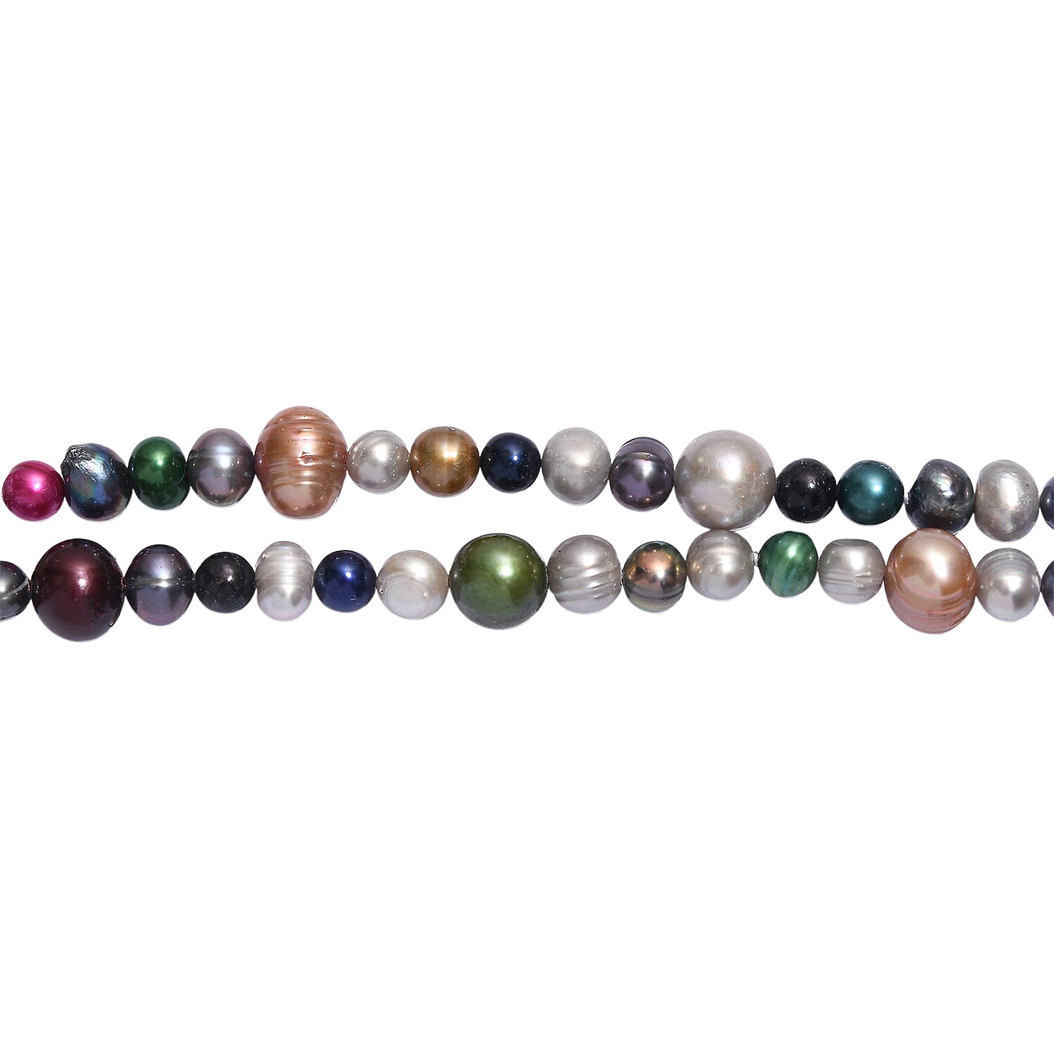 Aurora Pearl Launch - Multi Colour Pearl Necklace (Size 60) 520.00 Ct.