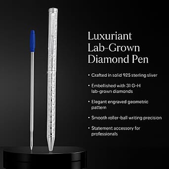 https://tjcuk.sirv.com/Products/82/5/8258222/Luxuriant-Lab-Grown-SI-G-H-Diamond-Pen-925-Silver-9g-Roller-Ballpoint-_8258222_1.jpg?w=342&h=342