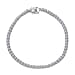 LUXURIANT 5 Ct. Lab Grown Diamond Tennis Bracelet (Size - 7.5) with Box Clasp in 18K YG Vermeil Over Sterling Silver