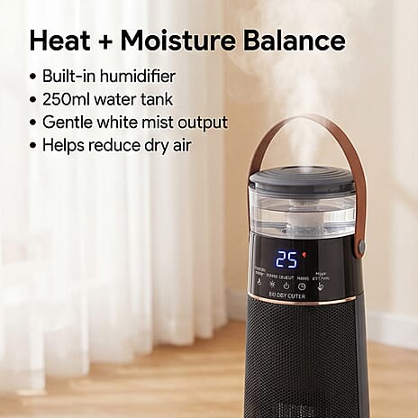 Bliss - Beyond PTC 4 in 1 -  Heater and Humidifier 1100-2000 Watts - Black