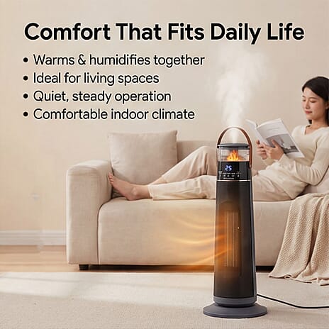 Bliss - Beyond PTC 4 in 1 -  Heater and Humidifier 1100-2000 Watts - Black