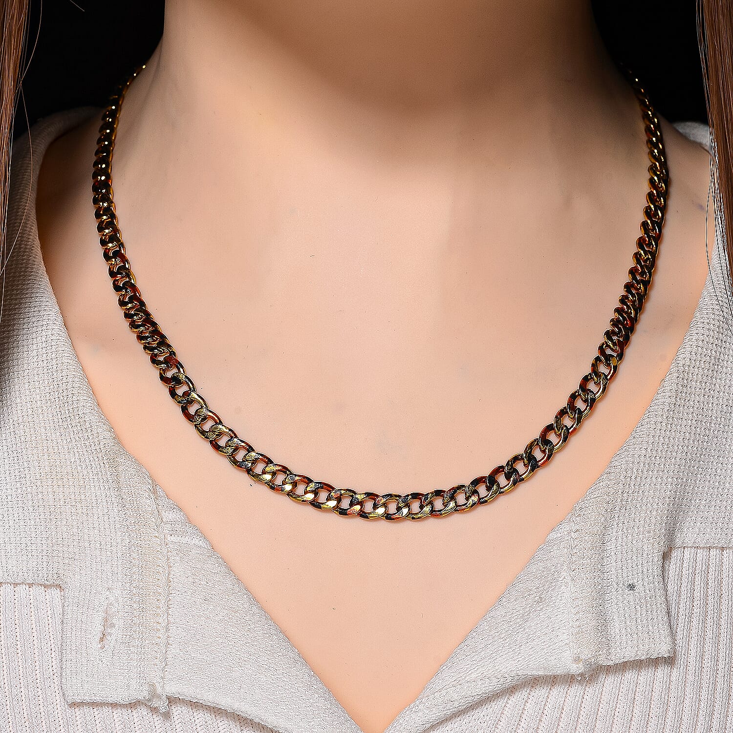 Designer Inspired - Leopard Print Necklace (Size 20)