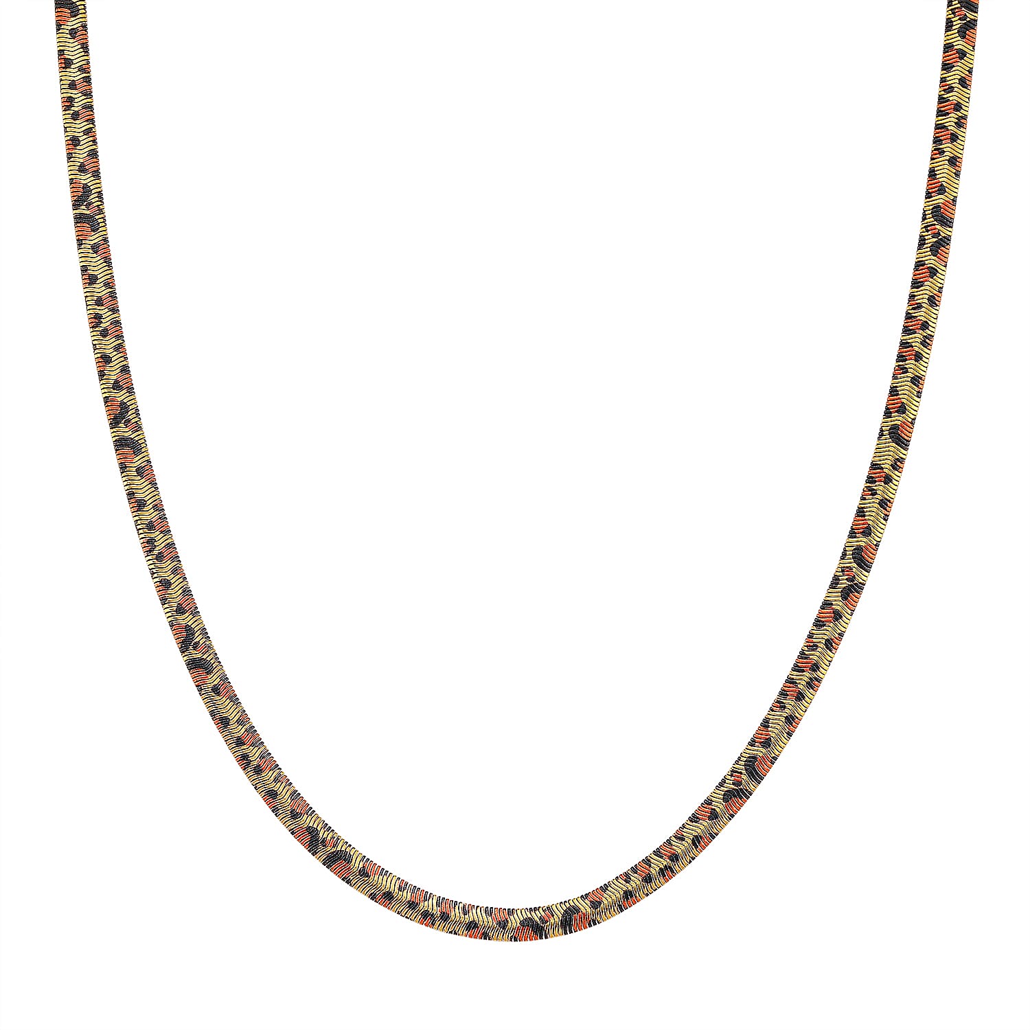 Designer Inspired - Leopard Print Necklace (Size 20)
