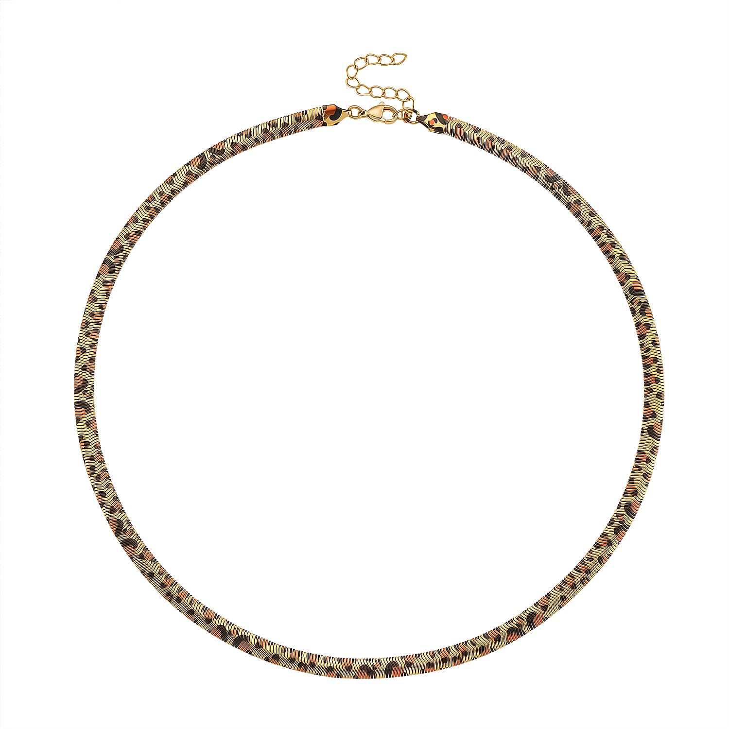 Designer Inspired - Leopard Print Necklace (Size 20)