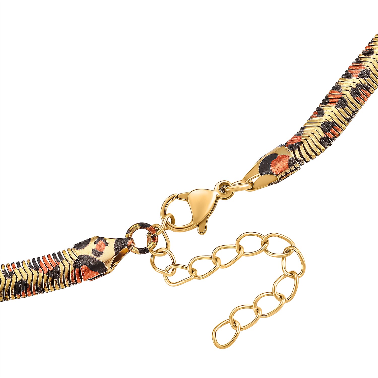 Designer Inspired - Leopard Print Necklace (Size 20)