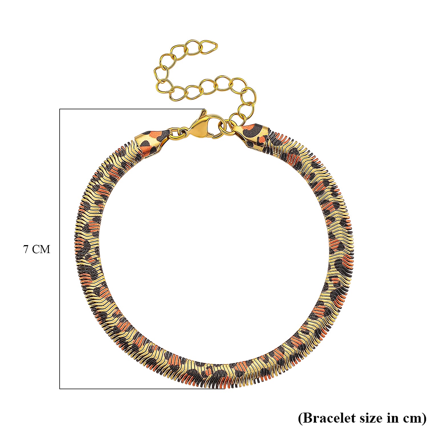 Designer Inspired- Leopard Print Bracelet (Size 7.5)