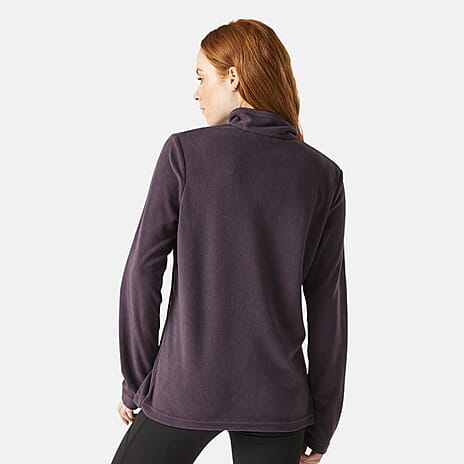 Regatta Womens Lightweight Half-Zip Fleece (Size 14) - Deep Plum