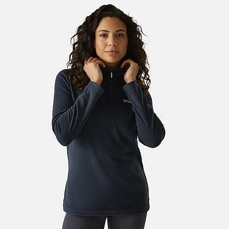Regatta Half Zip Full Sleeve Fleece (Size 10) - Navy