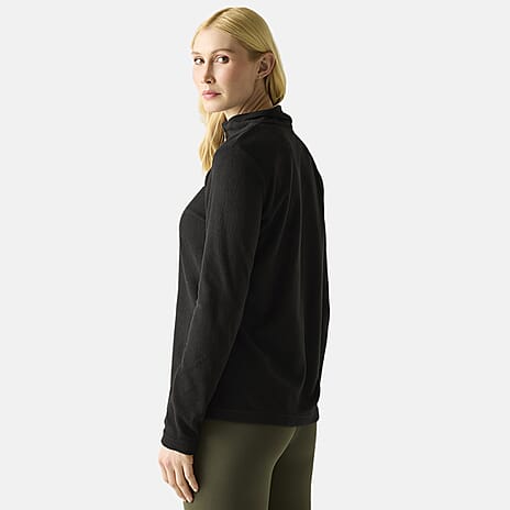 Regatta Womens Lightweight Half-Zip Fleece (Size 26) - Black