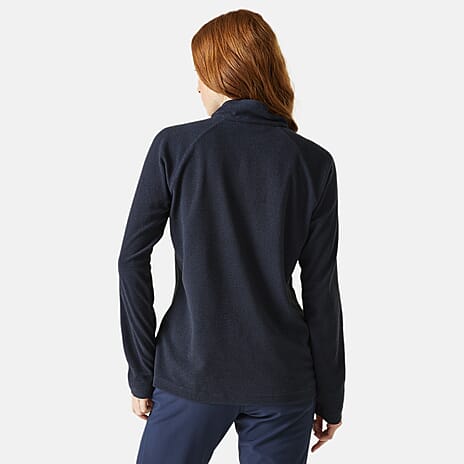Regatta Womens Lightweight Half Zip Fleece (Size 16) - Navy-Black