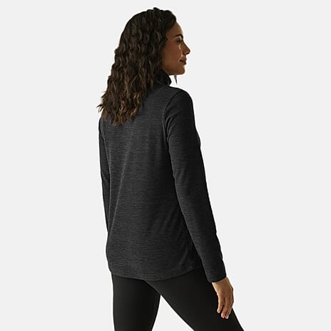 Regatta Womens Lightweight Half Zip Fleece (Size 16) - Sealgrey-Ash