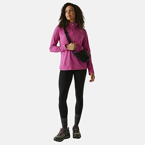 Regatta Womens Lightweight Half Zip Fleece (Size 20) - Raspberryrse