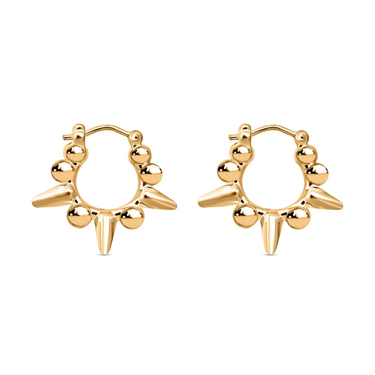 24K Yellow Gold (99.9% Purity) Standard Earring with Clasp
