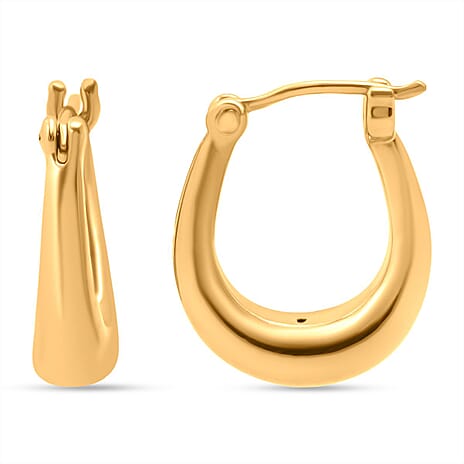 24K Yellow Gold (99.9% Purity) Standard Earring with Clasp