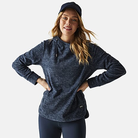 Regatta Womens Hoodie With Drawstring (Size 18) - Navy