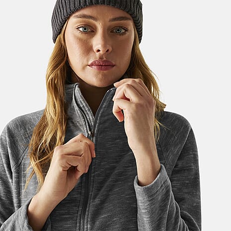 Regatta Full Zip Up Fleece Jacket (Size 14) - Seed Grey