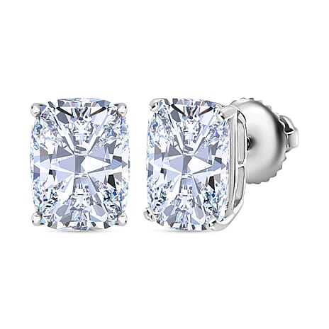 Luxuriant 950 Platinum VS Lab Grown Diamond EF, VS Solitaire Stud 4.140  Ct.