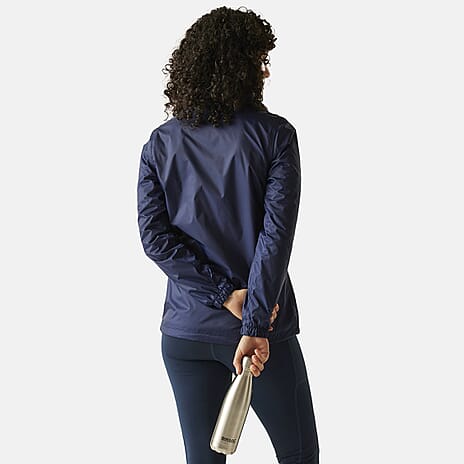 Regatta Womens Packaway Fully Waterproof Jacket (Size 20) - Navy