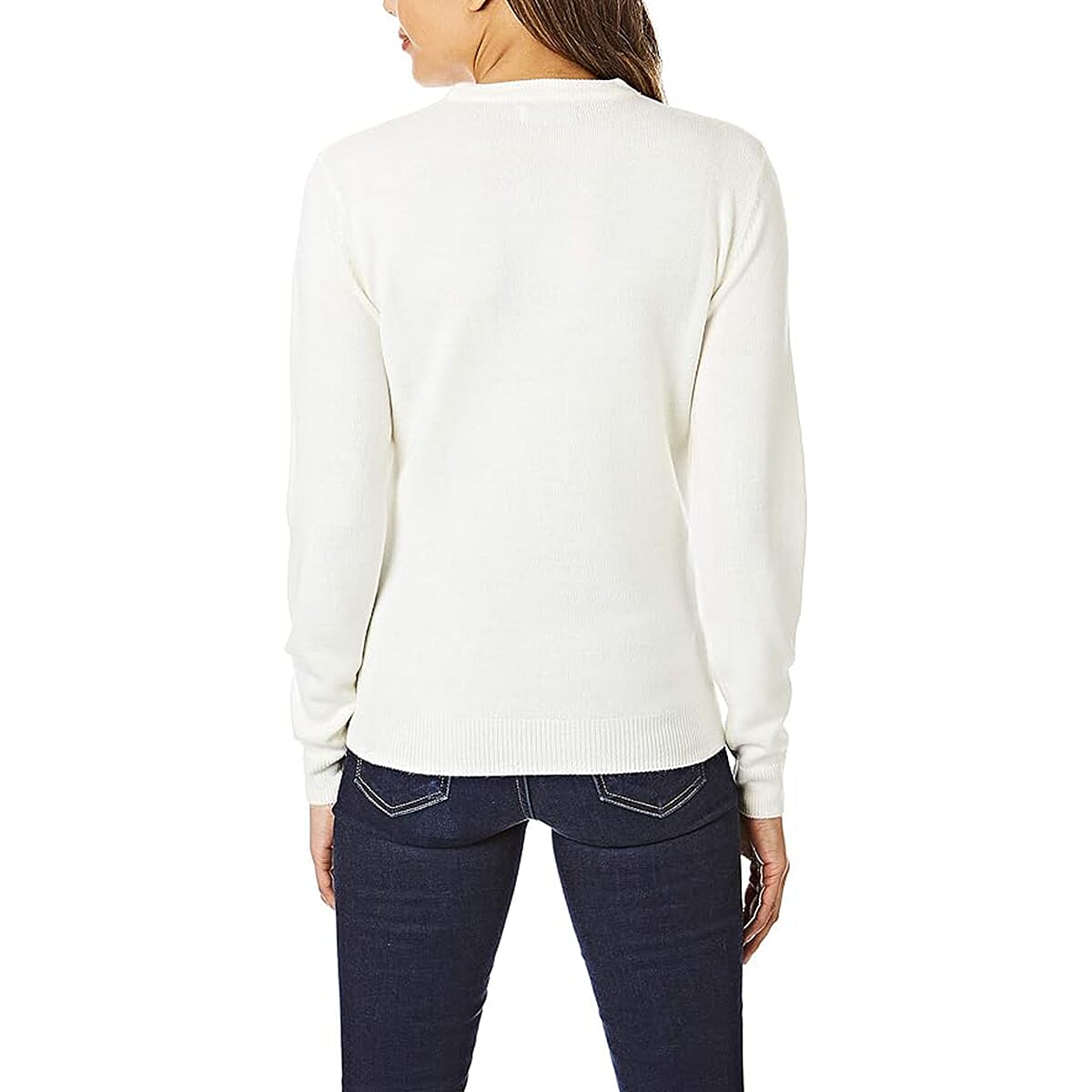 Closeout Deal 100% Acrylic Supersoft Crew Neck Knit Jumper