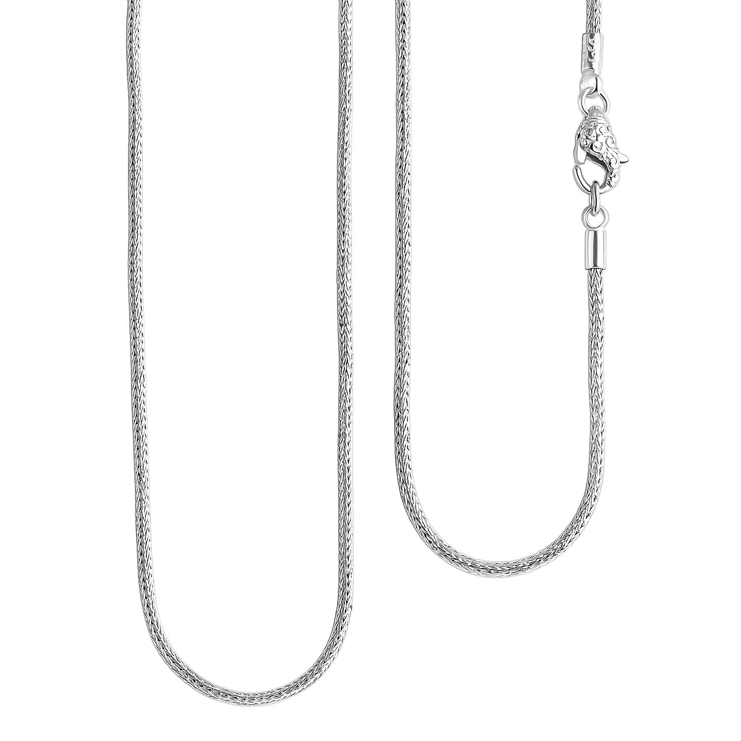 Bali Legacy - Sterling Silver Tulangnaga Necklace (Size 20), Silver Wt. 12.18 Gms.